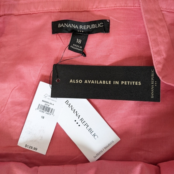 BANANA REPUBLIC 100% Cotton Summer Dress - Picture 9 of 9